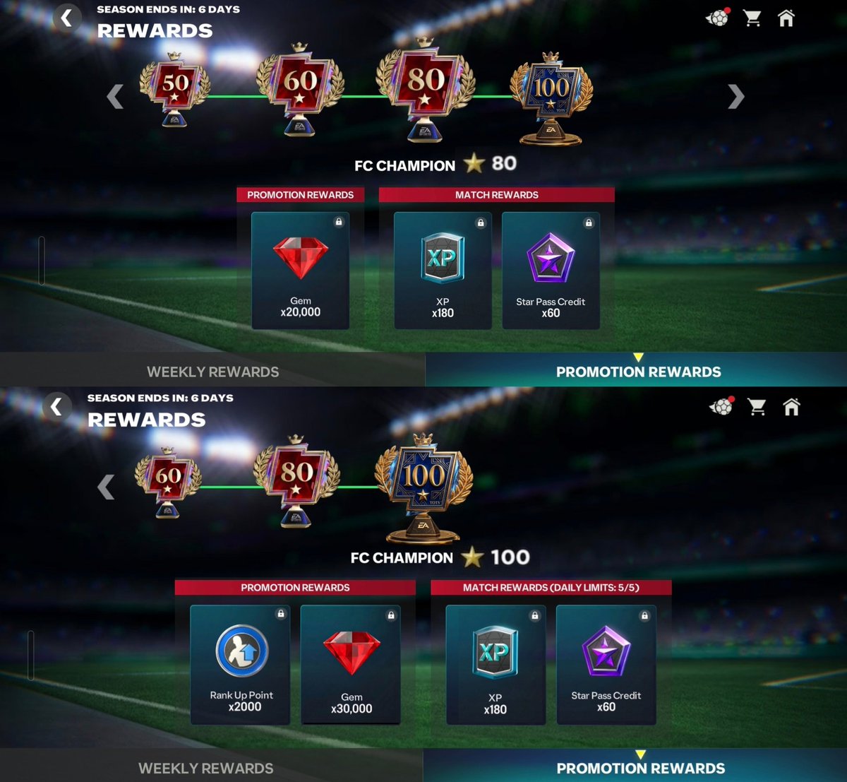 Celestial_fc10's tweet photo. 🚨imagine @EASFCMOBILE doing this with the DIVISION RIVALS⚡️

Long time, no update in DR rewards 👀

#fcmobile #fcmobile26 https://t.co/uB2INIqqdk
