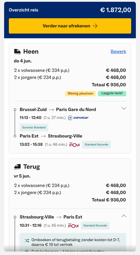 obk's tweet photo. Helaas, geen winnaars. Het antwoord is: 1872 euro, voor twee volwassenen en twee kinderen, ook nog eens de goedkoopste tickets. Achttienhonderdtweeenzeventig euro! https://t.co/xFeKHKMpGR