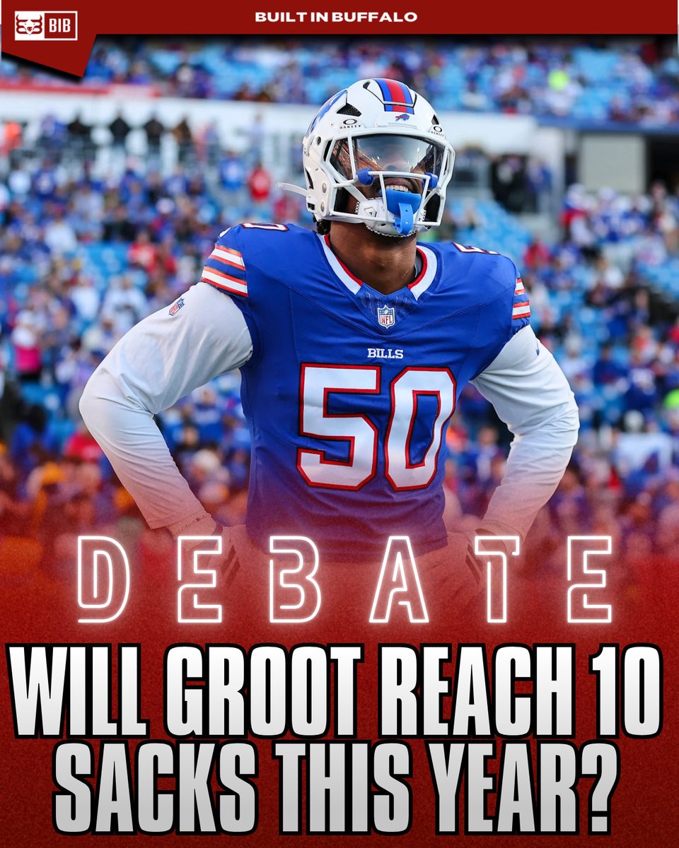 BuiltInBuffalo_'s tweet photo. Greg Rousseau has NEVER had a 10 sack season.

Is this the year he does it? 🧐

#Bills | #GoBills | #BillsMafia https://t.co/HnkT7aTS53