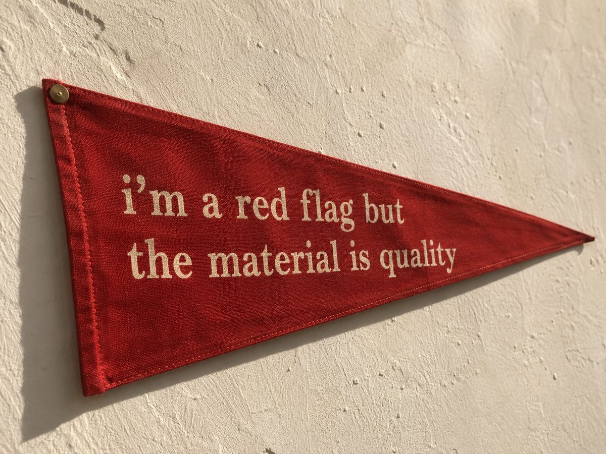 prbblyhndrk's tweet photo. #redflag https://t.co/p6rAl7OH9U