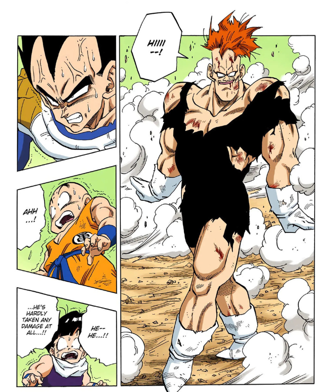 hikaru2X's tweet photo. Recoome tanked Vegeta’s whole comeback arc and hit the goofiest pose imaginable 😂 https://t.co/ShHvkFlDT1