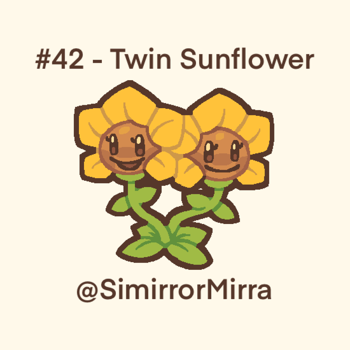 SimirrorMirra's tweet photo. Drawing All The PVZ1 Plants
#41 - Gatling Pea / #42 - Twin Sunflower
Posting two again since I have missed a few days.
#plantsvszombies #pvz #pvzfanart #art #procreate #digitalart #drawing #fanart #gatlingpea #twinsunflower https://t.co/VW8cYckCBG