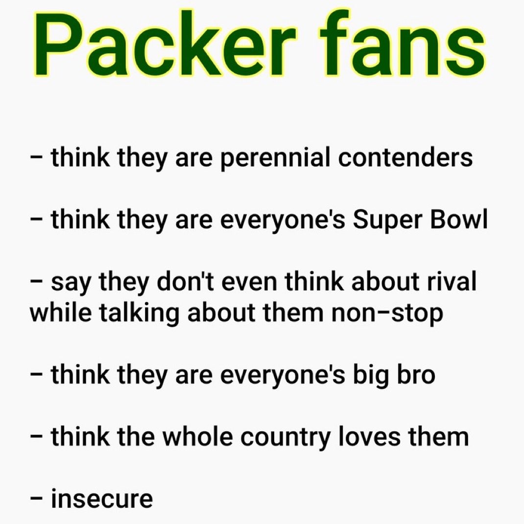 Growsmann's tweet photo. @PackersRunNFC https://t.co/E4koaeX4h0