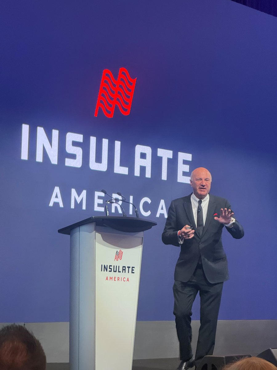 Briansinsulate's tweet photo. Kevin O’Leary said it best — focus on value and protecting what matters. That’s exactly what we do every day at Brian’s Insulation — protecting homes and delivering real long-term value. Great energy at the @InsulateAmerica  conference! @kevinolearytv #MrWonderful https://t.co/U3htQOSmeU