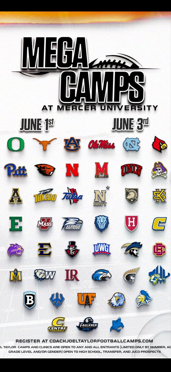 Jonathanga98231's tweet photo. I will be attending the Mercer mega camp @KodiBurns @DrWashington_ @garrick_mcgee @CoachWillis_ @CoachFigaro @TheCoachAlcorn @CoachGeno_ @dayne_brown @RickFoxFB @BJJohnson__ @dalex3333 https://t.co/rHoybsxsDs