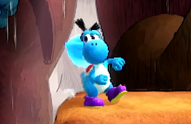 GameChap's tweet photo. I have just noticed this silly frame where Yoshi seems to have eyebrows. 🤨

#yoshiandthemysteriousbook https://t.co/tfIiT6rx1J