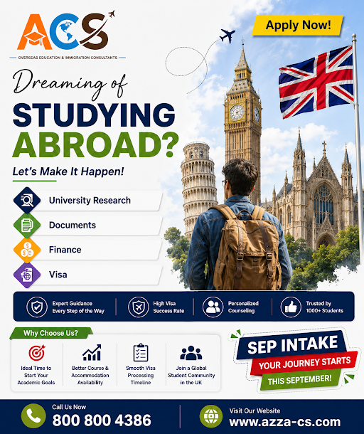 azzaconsultancy's tweet photo. 🌍✈️ Dreaming of Studying Abroad? Let's Make It Happen!
Your international education journey starts here. From choosing the right university to securing your visa, our experts are with you every step of the way. https://t.co/WTvOo2UCGG