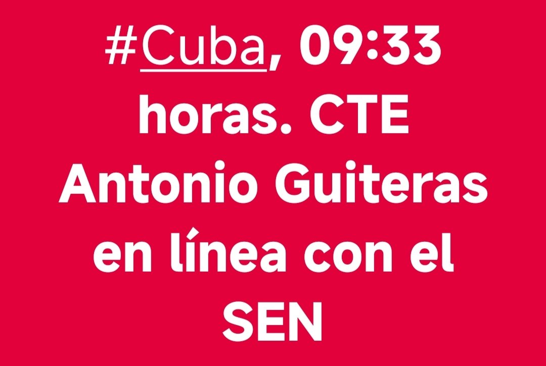 OSDE_UNE's tweet photo. 🟢 09:33 || En línea la Unidad de la CTE Antonio Guiteras. https://t.co/pafdCaUr2U