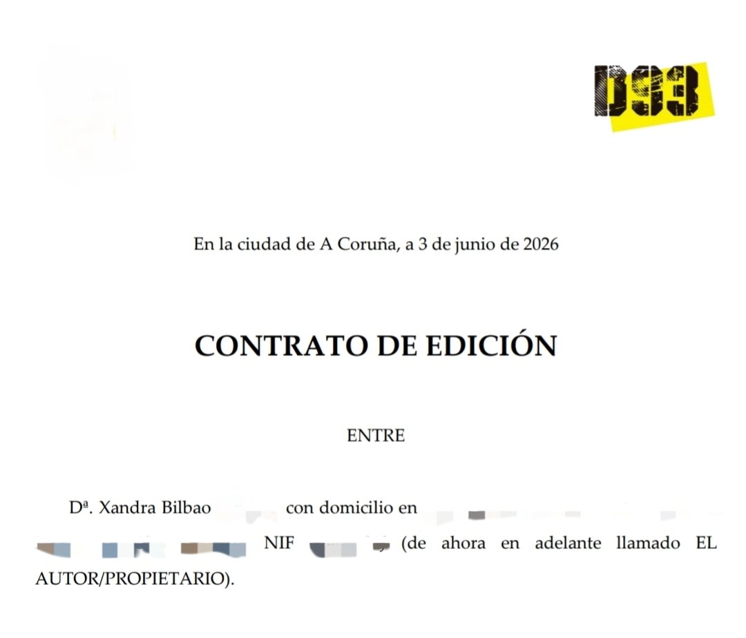 BilbaoXandra's tweet photo. ✍️ ¡Oficialmente firmado! 🖤 
Mi próximo thriller psicológico ya tiene hogar y no puedo estar en mejores manos: viajo rumbo al sello Distrito93 de la editorial @BooksBunker
Gracias por confiar en mi historia. ¿Listos para perder la cabeza? ⏳🧠 https://t.co/59gAHT5NdT