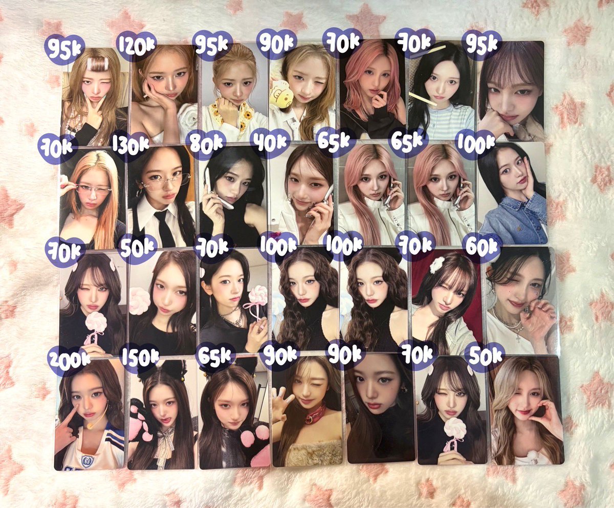 girlforbunnyz's tweet photo. ive ❤︎ go

⋮ ⌗ ┆ favori saticim stok yenilemis :3 claim mens  10k=26 seklinde hesaplayabilirsiniz coklu oncelikle kartlarin cok olmasi acisindan ne kdr cok kart o kdr az fee 

@ivesatis https://t.co/EVSWWHf6pB