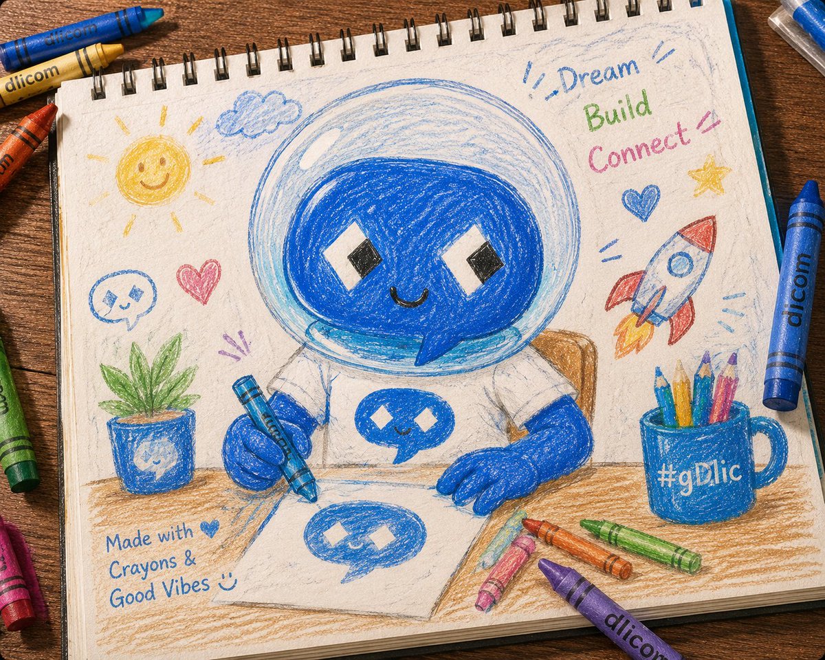 Paradoxeth_'s tweet photo. Just g-dlic, a box of crayons, and a big imagination 🎨💙

Every masterpiece starts with a simple sketch. https://t.co/ng9MJDzFC4