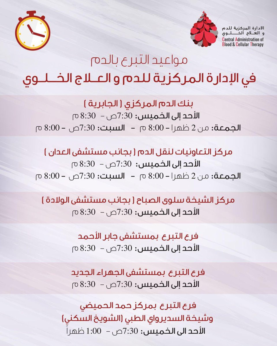Kinda_Kw's tweet photo. 🟣 هناك حاجة متزايدة لجميع فصائل الدم، السالبة والموجبة.

ساهم بتبرعك اليوم للمساعدة في الحفاظ على مخزون آمن يكفي المرضى والمحتاجين.

🟠 دقائق من وقتك قد تنقذ حياة إنسان.

#تبرع_بالدم
#��لكويت
#كندة https://t.co/FRZWKicuHj