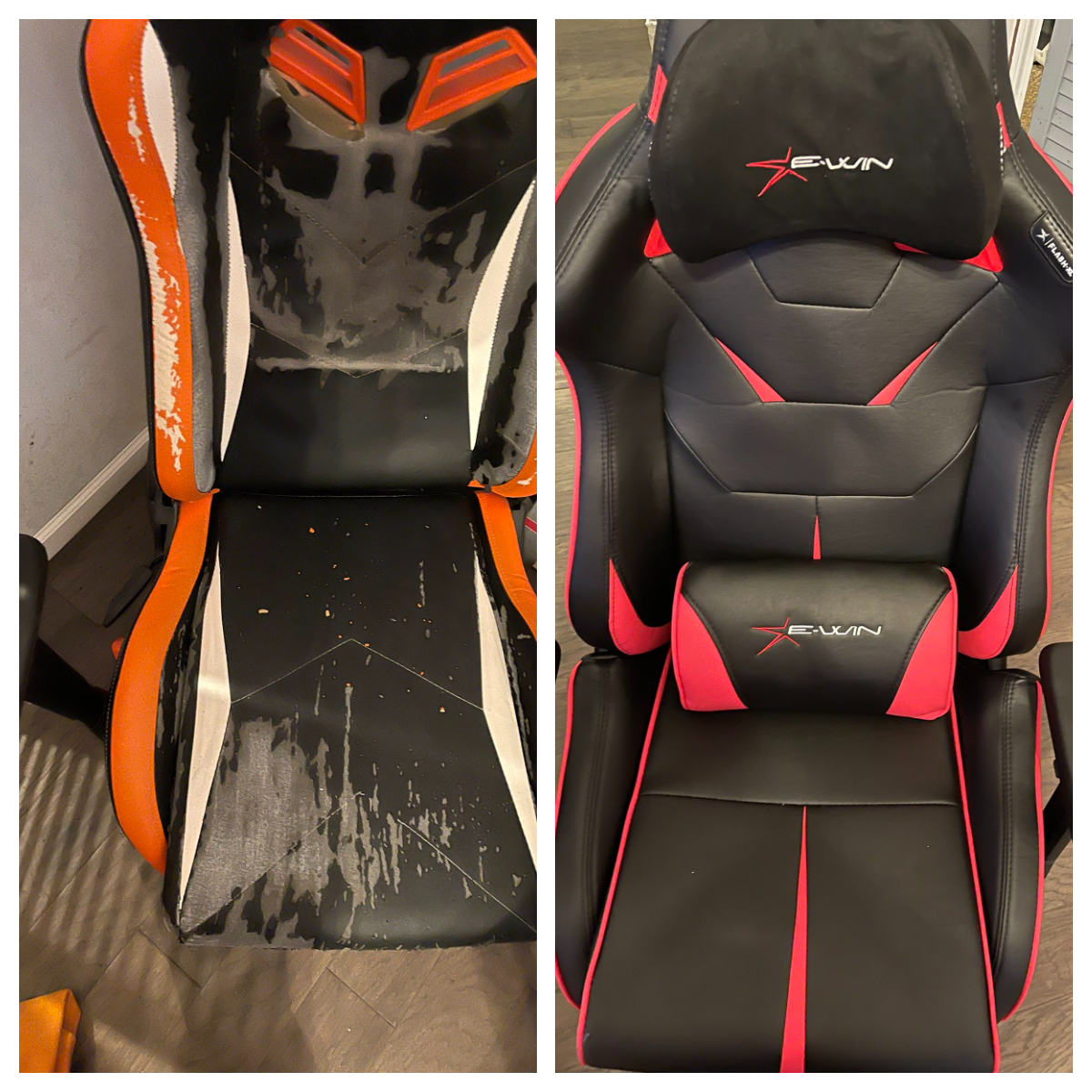 EwinRacing's tweet photo. Out with the worn-out chair, in with the E-WIN upgrade. 🔥

📸 @StukesxJags https://t.co/3Q7bRUn3lL