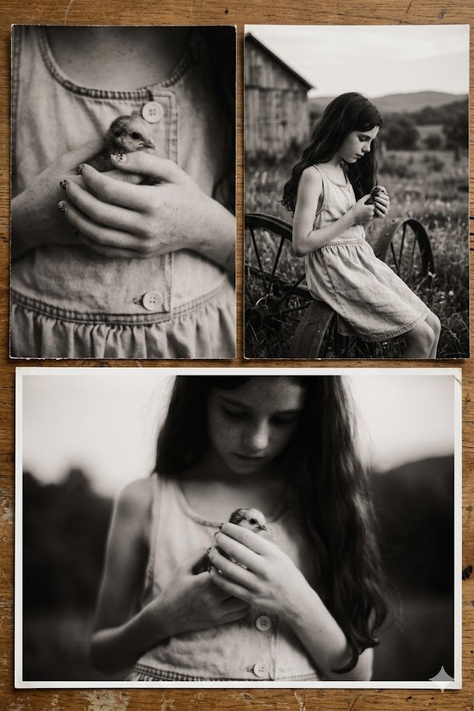 BookmarksLandL's tweet photo. Phoebe had dreamed of dragons. She had imagined knights, ancient kingdoms, and legendary beasts hidden beyond distant mountains. None of those wonders prepared her for the small bird resting in her palms. Its dark eyes regarded her with curiosity, while its heartbeat raced like the drums of some tiny kingdom fighting to survive. Around her stood no castles, only an aging barn and fields washed gold by the setting sun. But magic, Phoebe was beginning to learn, rarely announced itself with fanfare. Sometimes it arrived disguised as ordinary things: a feather, a breeze, or simply a fragile creature choosing not to fly away.
She cradled the bird closer and felt an unexpected sense of responsibility. Not the burden carried by heroes in stories, but something quieter and perhaps more important. To protect, to cherish, and to simply notice the magic in the ordinary. The bird would soon return to the sky, carrying no memory of her. Phoebe, however, would remember forever the day she discovered that even the smallest life could awaken a sense of wonder greater than any legend. #flashfiction
