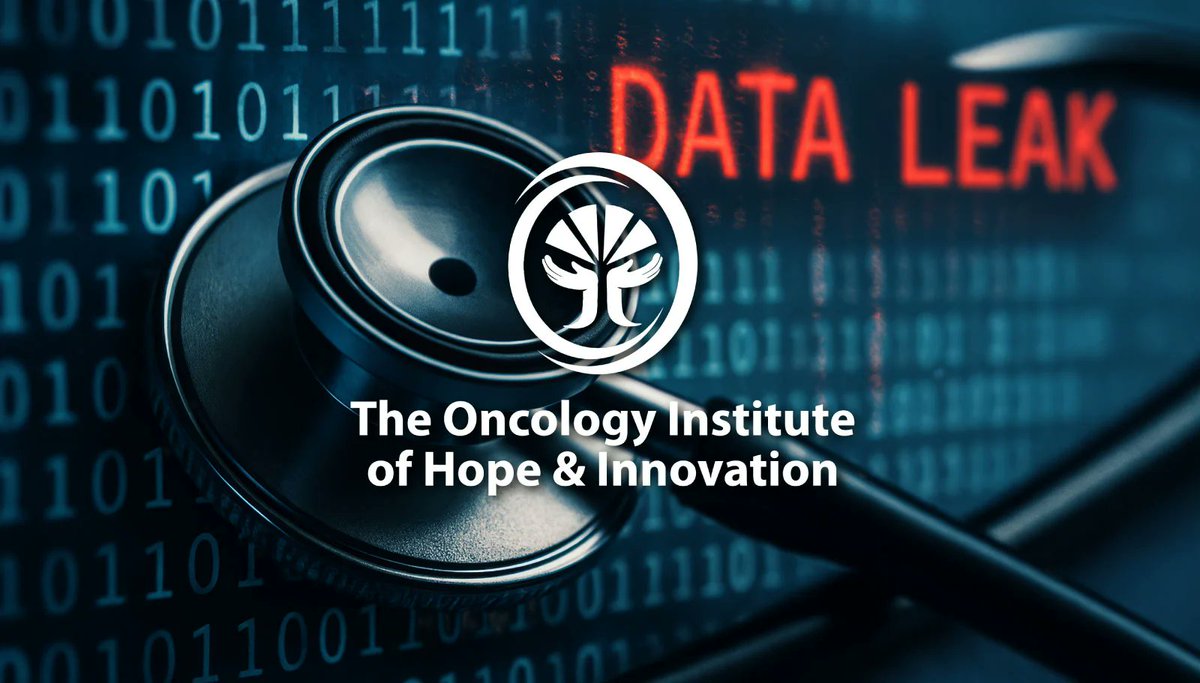 defensorum's tweet photo. 🏥 The Oncology Institute confirms patient data access from vendor breach 📅 Initial disclosure November 3, 2025, updated May 20, 2026 🔒Unauthorized system-level access to patient environments identified 💊 100+ clinics across 5 states serve 2M patients👉https://t.co/E3R1BwhSQZ https://t.co/85qeWKjywf