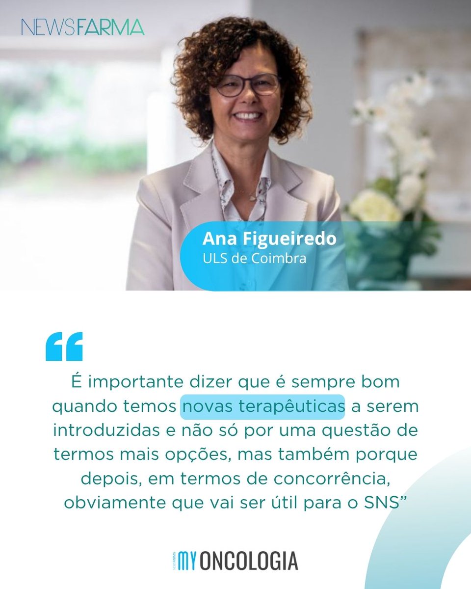 NewsFarma's tweet photo. Uma nova terapêutica disponível no SNS está a marcar um avanço no tratamento de tumores sólidos. Em entrevista, Ana Figueiredo, da ULS de Coimbra, explica o impacto desta aprovação na prática clínica.

Assista à entrevista: https://t.co/PLaroymf8U https://t.co/rZD73sFHOe