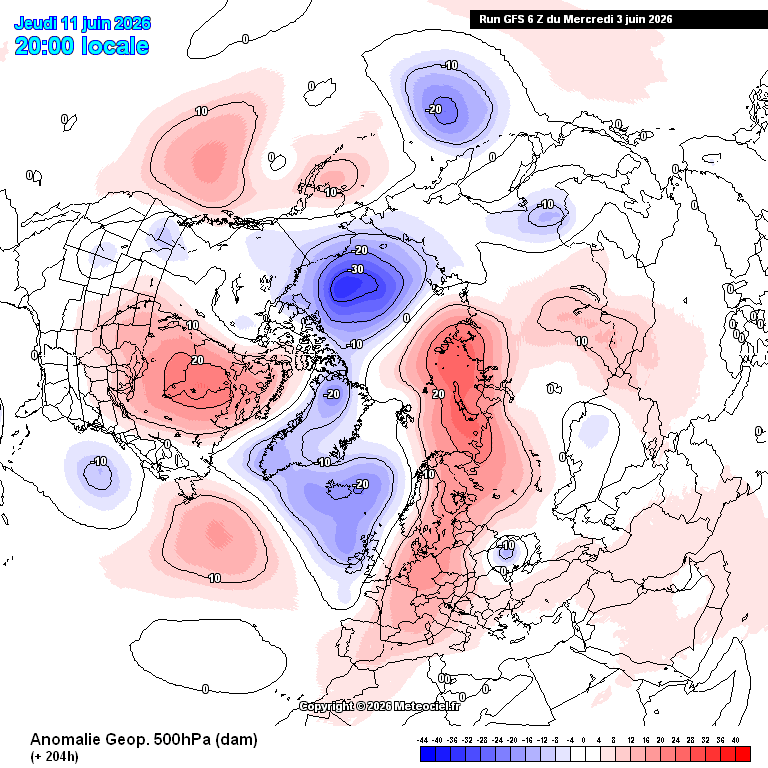 ExtremeMeteo's tweet photo. A échéance d'une une semaine c'est à dire jusqu'au 10 juin, les grandes lignes sont plutôt bien cernées avec un temps par moment un peu perturbé, un peu instable et des températures autour des normales ou légèrement en dessous. En début de semaine prochaine, un passage perturbé et possiblement instable/orageux, est possible entre lundi et mardi. 

A partir du 10 juin, les divergences apparaissent et il est indéniable que depuis 24 h sous la férule du modèle américain GFS, les fortes chaleurs à l'échelle du pays sont de plus en plus représentées dans les diagrammes. Ce matin, des modèles comme CEP et même GEM ont tendance à rejoindre cette éventualité de retrouver des fortes chaleurs à partir du 10-11 juin. 
Les modèles de l'IA notamment AIFS, sont pour l'heure, moins enclins à le voir même si on sent que AIFS ENS 6Z commence petit à petit à emboiter le pas.

Il est de plus en plus probable je pense, qu'on se dirige à partir du 10-11 juin, vers une nouvelle période très chaude notamment sur la moitié sud. Sur la moitié nord, il y a plus de doutes suivant la latitude du courant jet.

(Certainement pas le fait du hasard, les modèles simulent davantage une phase 8 de la MJO à venir dans le cadre d'une AAM stable ou légèrement déclinante (avec GWO phase 8) - c'est propice à une dorsale anticyclonique subtropicale sur l'Europe de l'ouest) 

J'avoue que jusqu'à hier, je voyais bien une chaleur grandissante sur la moitié sud la semaine prochaine mais plutôt dans un flux zonal non bloqué d'ouest à sud-ouest. Aujourd'hui, l'orientation des modèles devient petit à petit plus méridienne avec cette dorsale. Tout cela se joue sur pas grand chose de toute manière. 

A suivre mais il me semble évident que la forte chaleur va revenir, le mois de juin étant vraiment prévu chaud à très chaud.