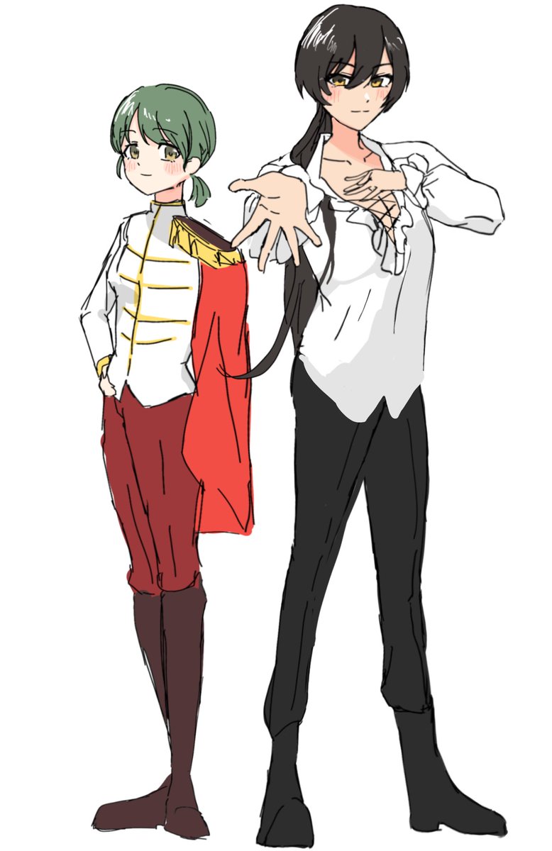 cevq8i's tweet photo. にちか王子と咲耶王子
#七草にちか #白瀬咲耶 https://t.co/BHhgoYvkeq