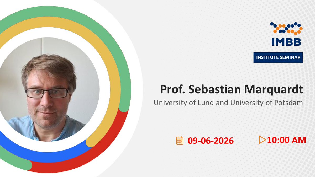 UAM_IBMiB's tweet photo. Next week, our institute seminar will be on Tuesday! 😀

📣 "Languages of the Non-coding Genome"
👤 Prof. Sebastian Marquardt (Lund University)
📅 June 9, 2026 | 🕘 10:00
📍 Paczoski Auditorium (Faculty of Biology)

See you there! 🧬 https://t.co/RribHOU7z5
