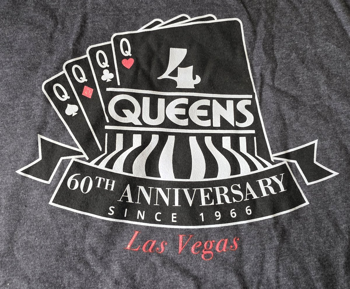 LinFromNJ's tweet photo. 60th Anniversary shirt was lucky for me @4QueensLV 😁. Yes, I'm a high roller 🤣 https://t.co/M33HmBW83V