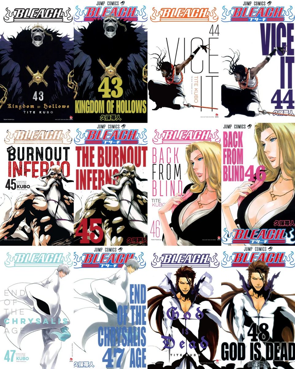 ripalek's tweet photo. The Vietnamese Volumes for Bleach are actually kind of neat. They took their own creative approach. Better than Viz https://t.co/yCU224SZjf