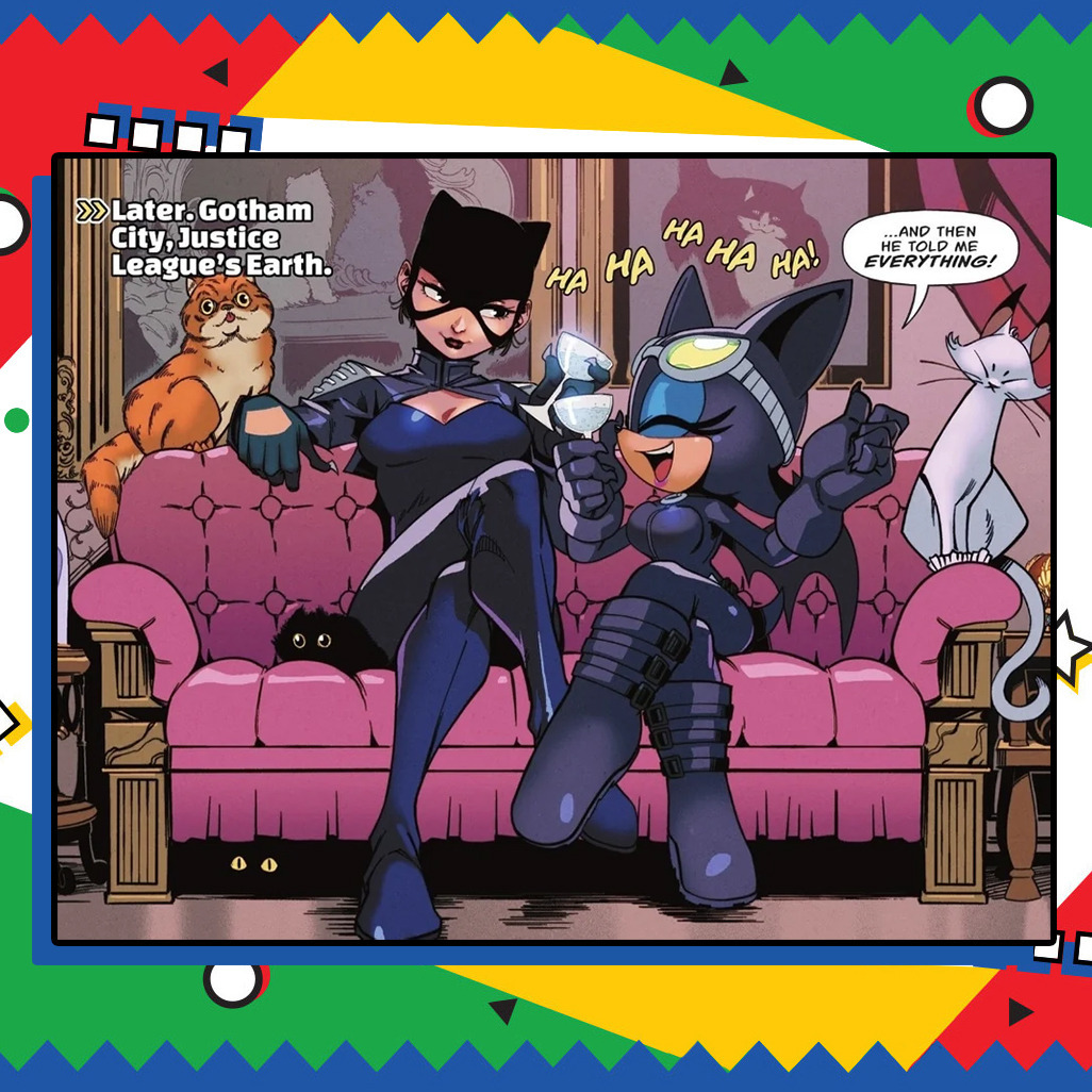 Sonic_Hedgeblog's tweet photo. The second issue of ‘DC x Sonic: Metal Legion’ is now available at your local comic store! https://t.co/A6qj00abV2