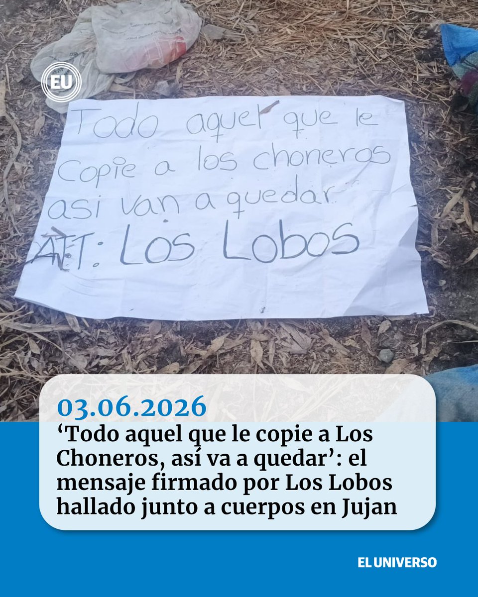 eluniversocom's tweet photo. El ministro del Interior, John Reimberg, confirmó el hallazgo de una nota que vincularía este hecho con Los Lobos https://t.co/BwZ106Q5rM https://t.co/EZcQVBfWsM