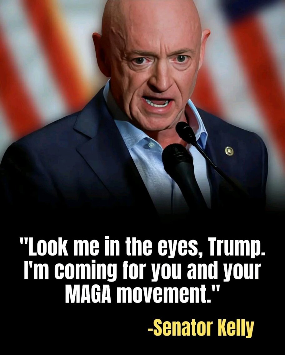 SabuzView's tweet photo. 🚨 Senator Kelly says: "I'm coming for you and your MAGA movement."

MAGA isn't a movement you can threaten away—it's millions of Americans who love their country.

What's your response to Senator Kelly? 👇🇺🇸 https://t.co/gpJmTeQiQ6