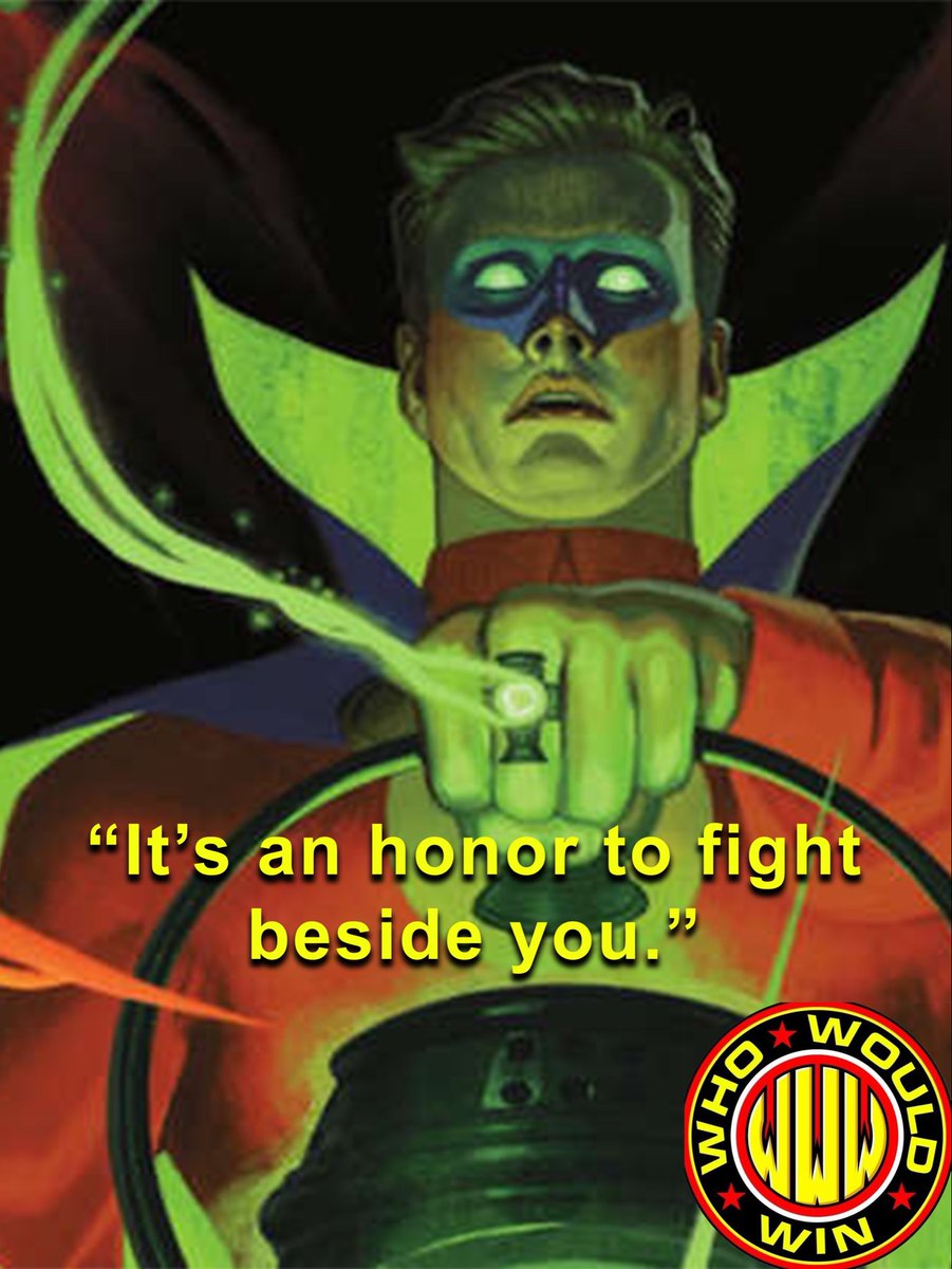WhoWouldWinShow's tweet photo. What’s your favorite Green Lantern quote?

Let us know in the comments. Follow The Who Would Win podcast for more. 

#whowouldwin #podcast #greenlantern #dc #comics https://t.co/7JsxEQC706