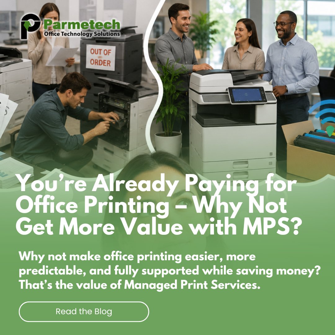 parmetech's tweet photo. Printing can account for up to 1–3% of a company’s annual revenue, yet 90% of organizations don’t accurately track their print expenses.🖨️💸

You’re already paying for printing — why not get more value out of it? 👀👉https://t.co/MOAlQgZBTn

#managedprintservices #printpartner https://t.co/b7JDELttFY
