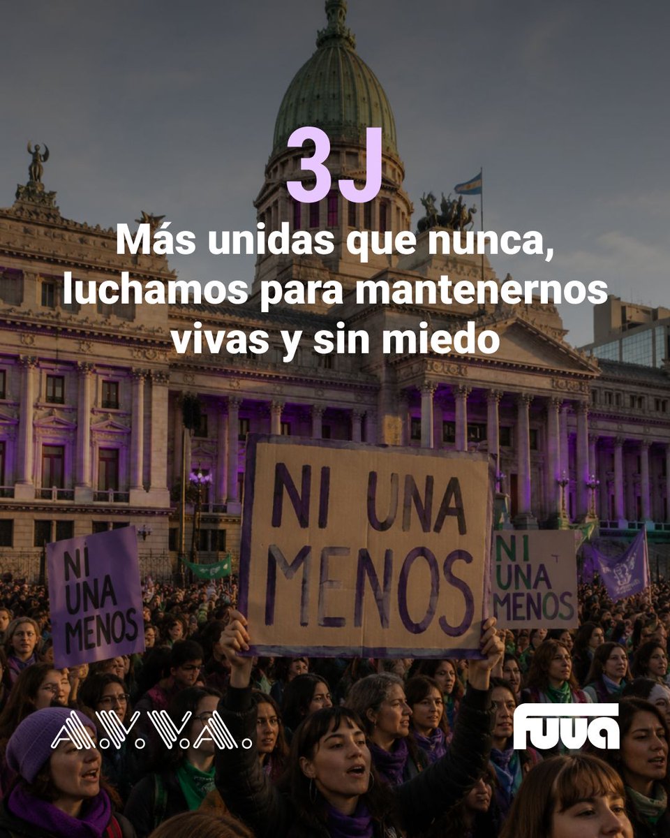 Mundo_Viajante's tweet photo. Como cada 3 de junio, acompañamos al colectivo Ni una menos y a todas las compañeras, en cada paso de su lucha contra la violencia de género. Hoy volvemos a decir ¡BASTA! y peleamos para que mañana no tengamos que arrepentirnos de más muertes.
#Niunamenos #3J https://t.co/GuLsuUem6d
