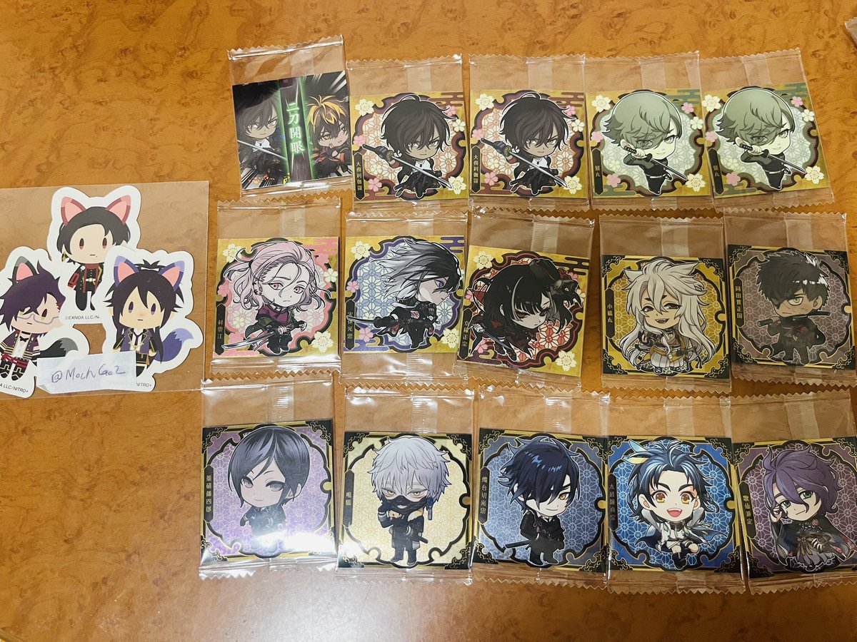 MochGo2's tweet photo. 【交換/譲渡】刀剣乱舞 にふぉるめ にふぉるめーしょん ウエハース

譲
今回弾：画像1枚目
過去弾：画像2枚目

求
画像3枚目or 100円/枚

祝装歌仙､道誉､日光､実休､雲生はまとめての方優先

お気軽にお声掛けください｡ https://t.co/isKxSPaXvJ