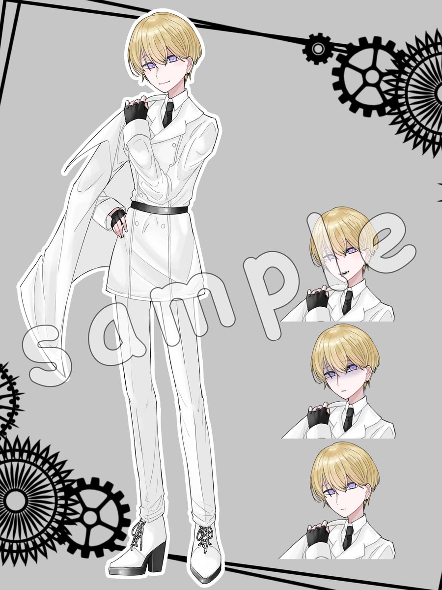 Ri___person's tweet photo. TRPG用の立ち絵、依頼で描かせていただきました🥳
ありがとうございました！楽しかった🎶
 #立ち絵 #TRPG
 #依頼 https://t.co/icanhtpMLb