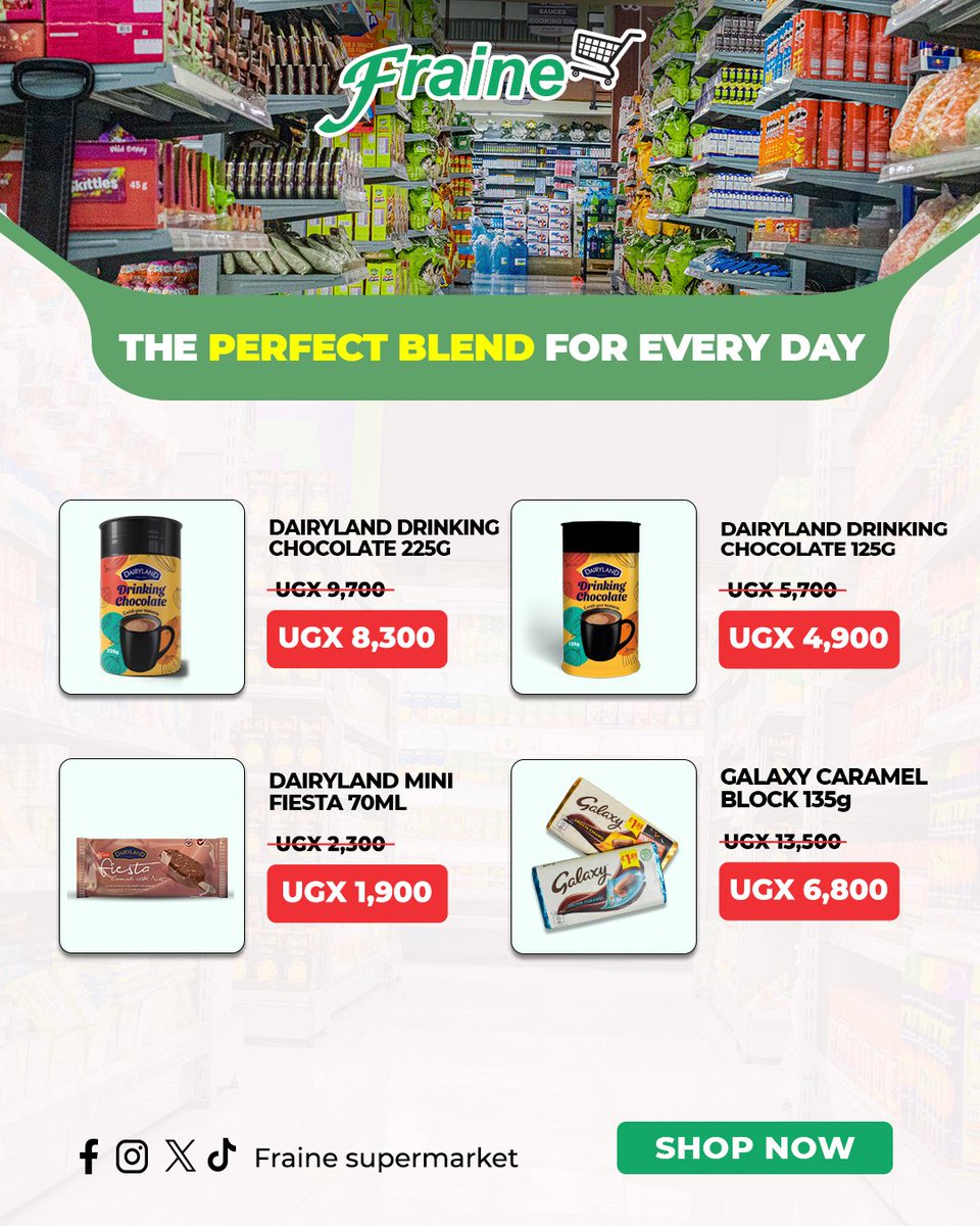 FraineSupermar1's tweet photo. Discounts Alert🚨
We are currently running amazing deals across all Fraine Supermarket branches🛒 Come through, shop your favourites, and save big while you still can😋 https://t.co/zN4nXHy4kL