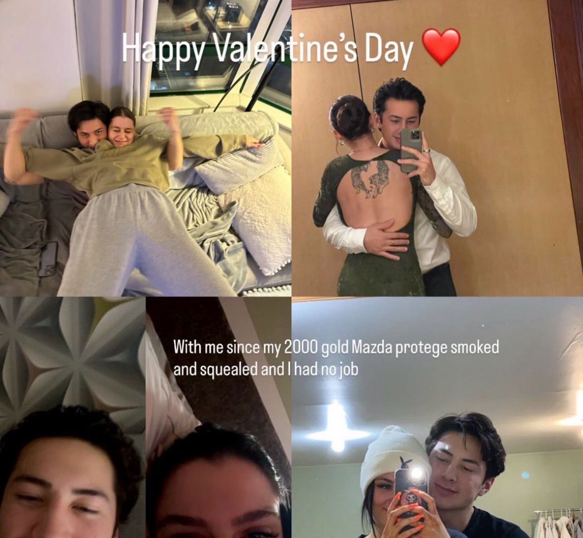 iixmiyxz's tweet photo. mind you this is hudson making the same jokes?😭 you would never have a problem with that post and his friends liking it if it was someone else in it instead of his girlfriend https://t.co/h3pEVyjkiY