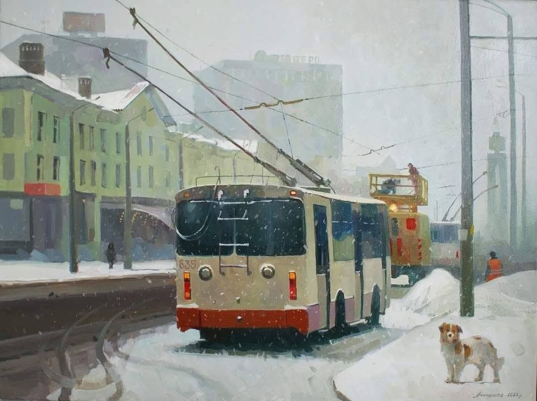 UkrainianVisual's tweet photo. Beautiful paintings of Kryvyi Rih by Anastasiia Yaroshevich https://t.co/HhaLawDcG6