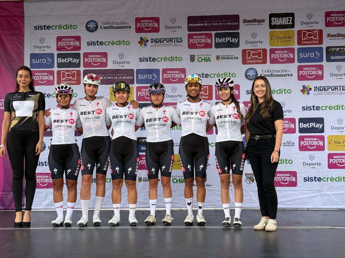 TeamBestPC's tweet photo. ¡Listas para dar guerra 💪🏽!

Hoy se disputará la segunda etapa de la #vueltaacolombiafemenina y nuestras guerreras lo van a dar todo.

#SomosUnaFamilia https://t.co/aP8AQTAeCW