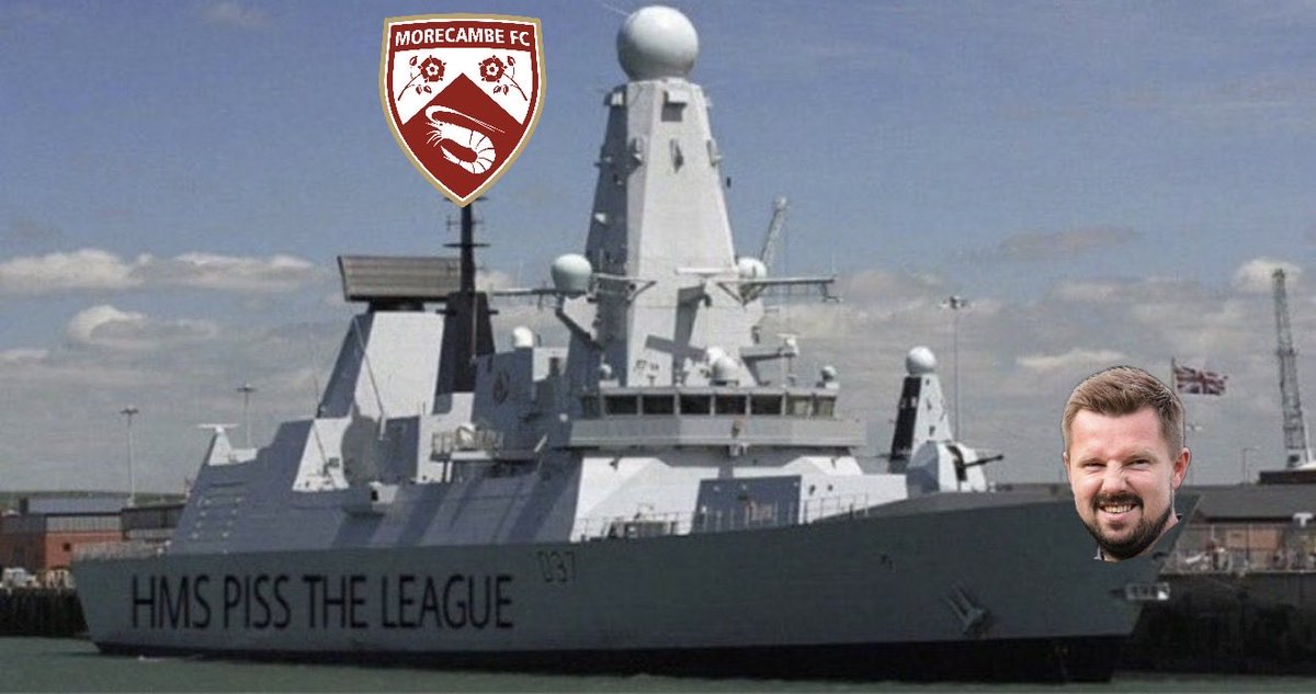 samhansson's tweet photo. @MorecambeFC All aboard!! https://t.co/1C6bAU8arl