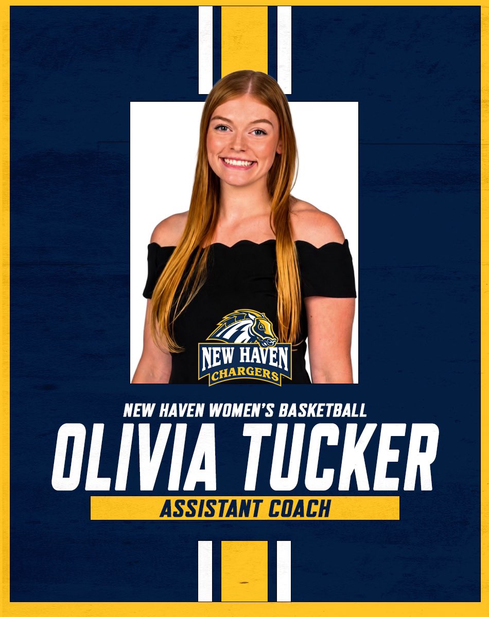 UNewHavenWBB's tweet photo. Welcome to the #BlueAndGold Coach Tucker!

#BuckleUp https://t.co/FlPQ4IRtJ2