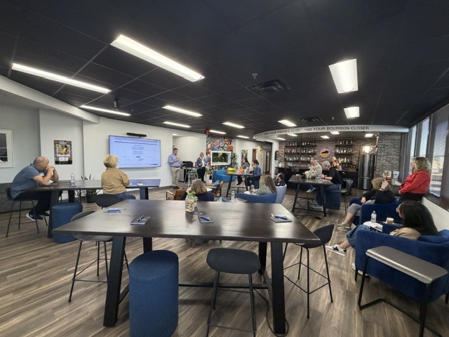 STEPcg's tweet photo. What an incredible day connecting with teachers and administrators at the Industry Immersion for Educators event! 🍎

We loved hosting two groups of local educators right here in our STEP HQ space. Thank you to all of our local educators who joined us! https://t.co/8Xco2G1fUb