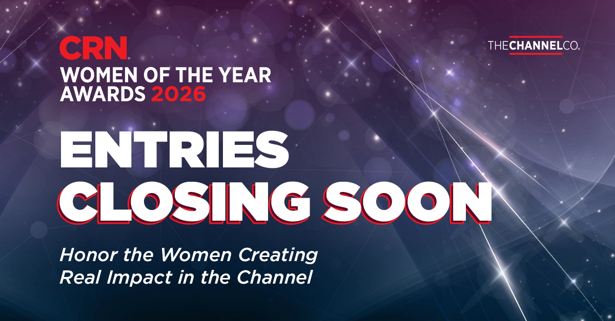 CRN's tweet photo. Trailblazers, innovators, changemakers—this is your moment. ✨
Submit for the 2026 #CRNWOTY Awards by Tuesday, June 16.

Winners will be honored Dec 8 in NYC and featured on https://t.co/Ye4k0xKu4q.

Don’t miss your chance to spotlight leaders shaping the channel. Submit now ➡️ https://t.co/VW1Yb9WeoU