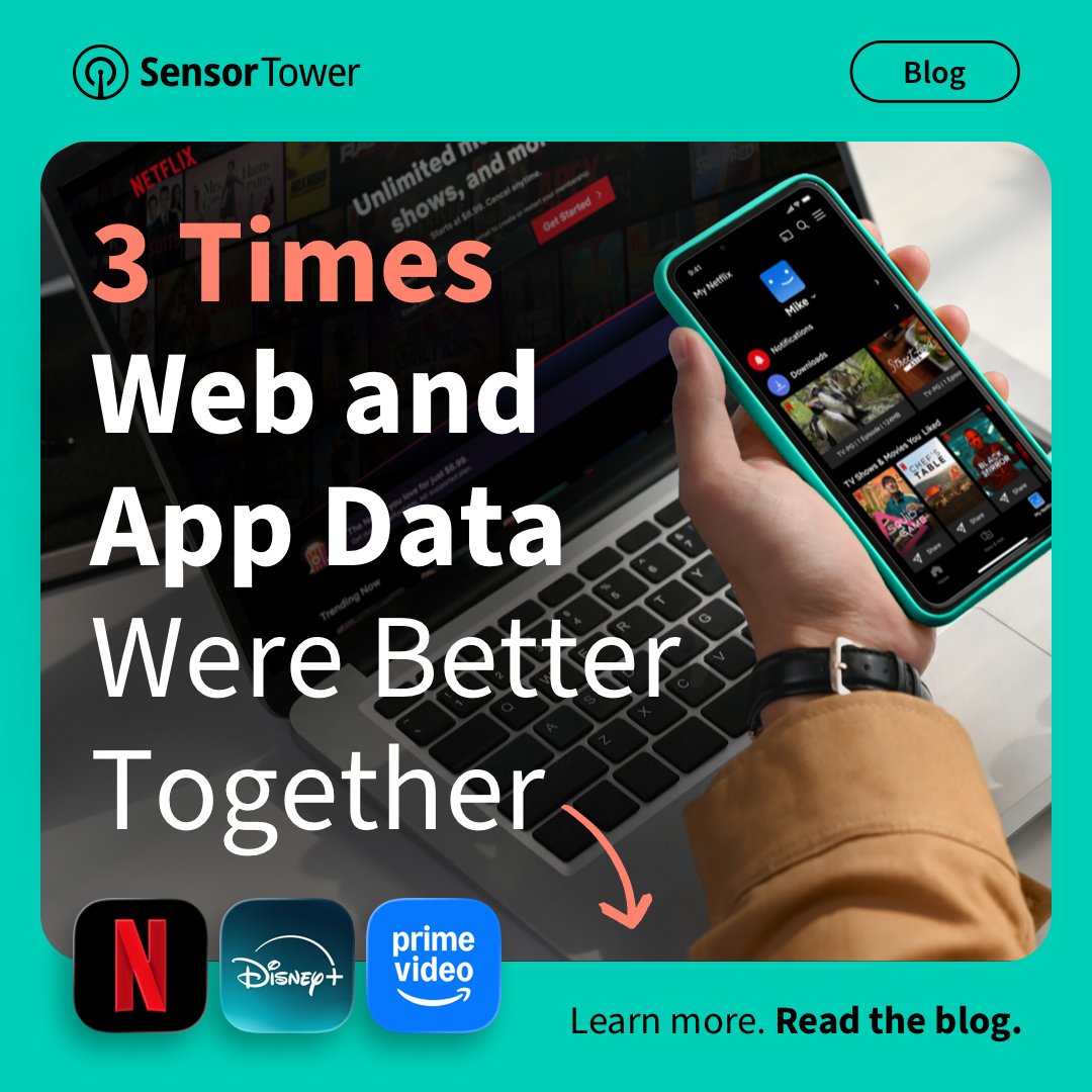 SensorTower's tweet photo. Your mobile data is lying to you. Not maliciously...it's just incomplete.

When we looked at the OTT streaming wars through mobile app data alone, Prime Video looked like a comfortable #2. Introduce web users, and Disney+ has double Prime's audience. Deduplicate across both platforms for True Audience, and Prime slides to #3.

Same brands.
Same time period. 
Completely different competitive narrative.

This isn't a streaming quirk. It plays out across every vertical. In family shopping, for example, combining web and app data doesn't just reshuffle the rankings. It surfaces entirely new contenders that are invisible if you're only watching the app charts.

In our latest piece, we break down three ways that integrating web and mobile data reshapes competitive strategy — from measuring true audience reach to identifying where your rivals are actually vulnerable.

The brands making multi-million dollar decisions on single-platform data are leaving a lot of context on the table. 

LINK in the comments! 👇