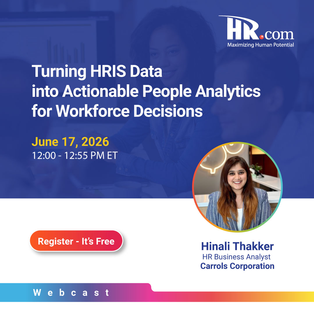HRdotcom's tweet photo. Most HR teams already have the data they need. The challenge is turning it into meaningful workforce insights.

Join this session to learn practical approaches to workforce analytics using existing HRIS data.

Register for free 👉 https://t.co/uBKuZboEvL #HR #PeopleAnalytics https://t.co/WucerEkjQh