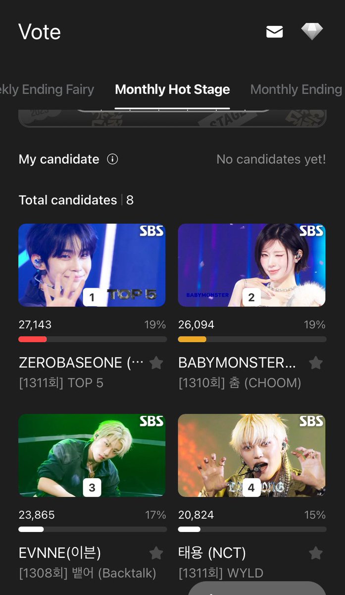 BABYMONSTERINTL's tweet photo. [📢] Inkigayo Monthly Hot Stage Poll REMINDER [06/03 | 11 PM KST] 🔔

🥈 #BABYMONSTER 🗳️ 1 vote = 2 diamonds or 20 rubies (unlimited voting) 🗓️ ENDS: 06/22 12:00 KST

‼️ REMINDER: BLIND VOTING WILL ALSO START SOON ‼️

Please take a moment to vote every single vote counts. This is our chance to get another trophy!