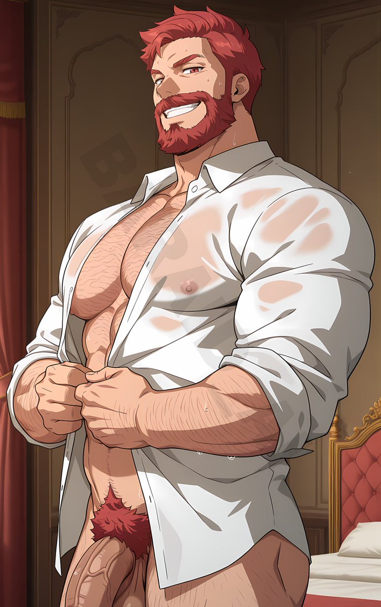 BARAID_AI's tweet photo. Tyried Sedus - Lord hero of house remes
[Another generate 💦🫦]    

#bara #muscle #nsfw #webcomic #AIart #AIイラスト https://t.co/Q84QdwoWlW