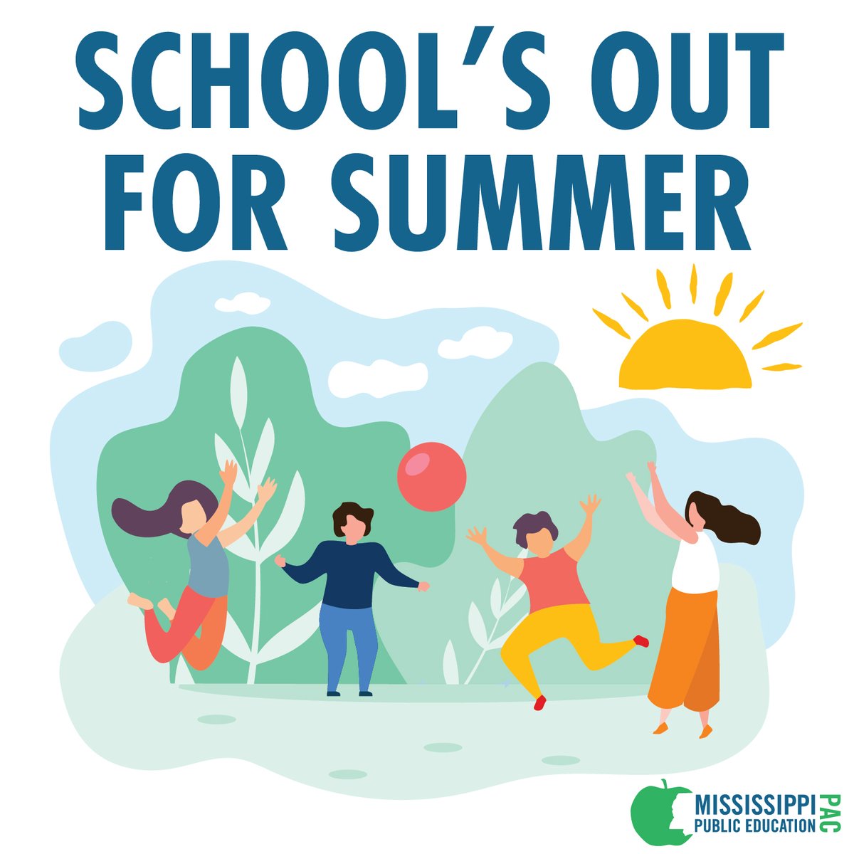 mspepac's tweet photo. The backpacks are tucked away, and summer has begun! As we enjoy these warmer months, MSPEPAC remains committed to ensuring that when the doors open again in August, our schools have the support they need from the Capitol.  https://t.co/Gj9QQRxMUx
#MSPEPAC #MSLeg #MSSummer https://t.co/FLW5wsy6zl