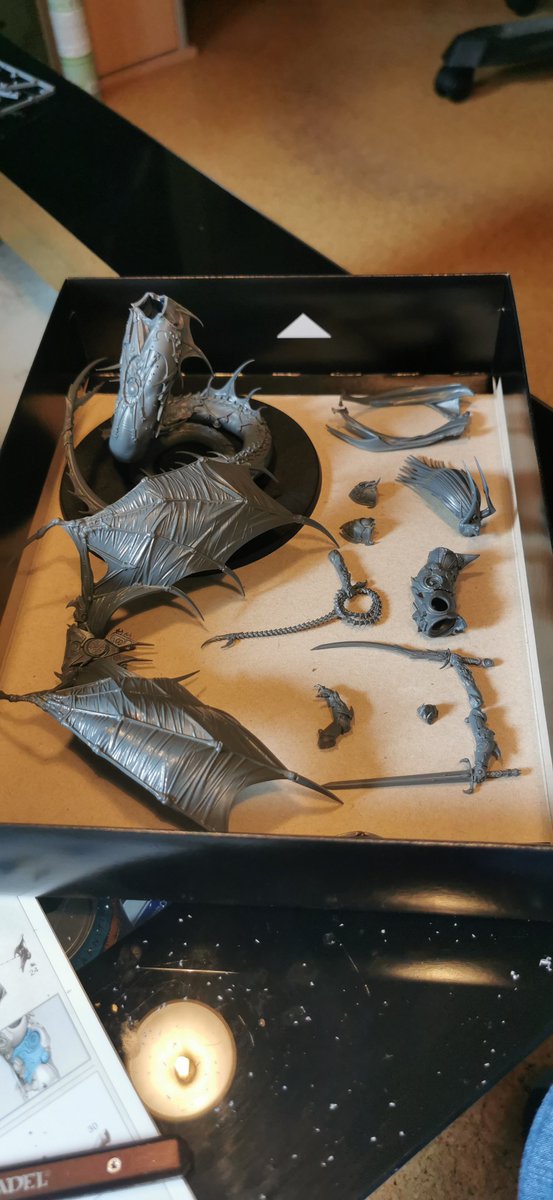 mel_vixen's tweet photo. Oh boy das werden harte Wochen um den Jungen fertig zu bekommen.

Wenigsten geht es mit Subassemblies. 

#warhammer40k
#warhammercomunity https://t.co/1ZaS6lUC0Z