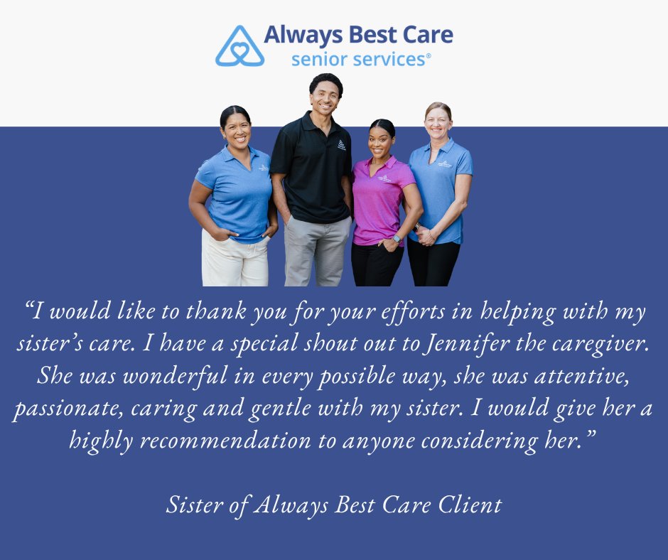 abcsanmateoca's tweet photo. Thank you for the kind words! It has been an honor serving your sister and making life a little easier for you. 🩵

#Testimonial #Caregiver #AlwaysBestCare #SeniorCare #Aging #ElderlyCare #SeniorServices #ElderlyCareintheBayArea https://t.co/CkEMuWfISH