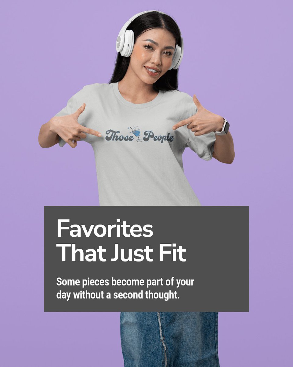ThosePeopleShop's tweet photo. Some favorites don’t need a second thought. They just fit, feel right, and become part of your day. What repeat favorite can you never go without? #thosepeopleshop #thosepeoplegear #flipthescript #jointhemovement https://t.co/dDZHalwOvM