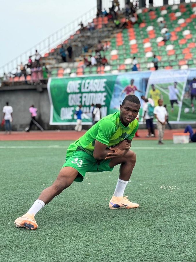 Mayviews_'s tweet photo. A potential replacement for AIK if zadok moves to Brighton is Angelo Agbejoye, a fast, skillful, versatile winger, had trial at Manchester City and Hannover.
Currently plays for grassrunners fc in Ikenne. https://t.co/3ulFmFWxHZ
